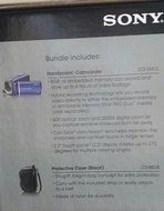 Sony DCRSX41/LBDL Blue Dual Flash Camcorder Kit with Bag