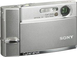 Sony Cybershot DSC-T50 7.2MP Digital Camera with 3x Optical Zoom (Silver)