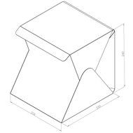 Bolayu Simple Portable Small Mini Camera Studio Shoot Box N3