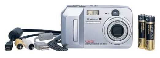 Olympus D595 5MP Digital Camera with 3x Optical Zoom N2