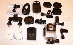 JSCAM M20 WiFi 2160P HD Sports Action Camera, Novatek 96660 chip, 166&deg;Wide Angle Lens and 1.5 Inch LTPS LCD Display... N4