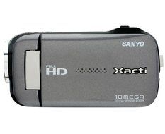 Sanyo VPC-GH4 Full HD 1080 Camcorder with 10X Dual Range Zoom (Charcoal) (Discontinued by Manufacturer) N2