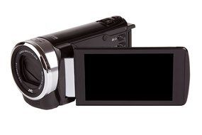 JVC GZ-E209 FHD SDXC 40x Zoom 3.0 Touch LCD Camcorder with Case and Battery Kit - Black N8