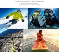 Original Elephone ELE CAM Explorer 4K Ultra HD Sports DV WiFi IP68 Waterproof Action Camera - Silver N4