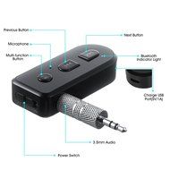 YELLWWORS Bluetooth Receiver, Hands-Free Car Kit [Built-in Microphone], Mini Wireless Music Adapter for Home/Car... N2