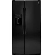 Ge REFRIGERATORS 1029613 Energy Star 25.9 Cu. ft. Side-By-Side Refrigerator, Black