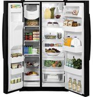 Ge REFRIGERATORS 1029613 Energy Star 25.9 Cu. ft. Side-By-Side Refrigerator, Black N2