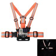Fantaseal Action Camera Chest Mount Hi-Reflective Safety Vest for GoPro Chest Mount Harness Chesty Vest GoPro... N13