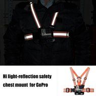 Fantaseal Action Camera Chest Mount Hi-Reflective Safety Vest for GoPro Chest Mount Harness Chesty Vest GoPro... N17