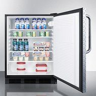 Summit AL752BBIDPL 5.5 cu. ft. Compact All-Refrigerator with Adjustable Thermostat Adjustable Shelves Automatic... N3