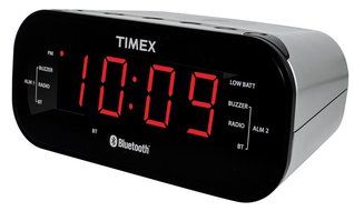 Timex Dual Alarm Radio Alarm Clock, Black (T332SC)