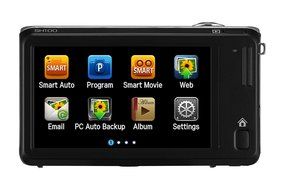 Samsung EC-SH100 Wi-Fi Digital Camera with 14.2 MP, 5x Optical Zoom and Touchscreen (Red) N3