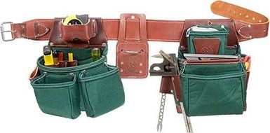 Occidental Leather 8080DBLH LG OxyLightsTM Framer Set with Double Outer Bags - Left Handed by Occidental Leather