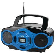 NAXA Electronics Portable MP3/CD Boombox and USB Player (Red) N2