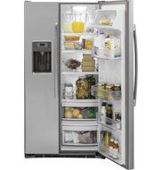 GE GZS22DSJSS 21.9 Cu. Ft. Stainless Steel Counter Depth Side-by-Side Refrigerator N2