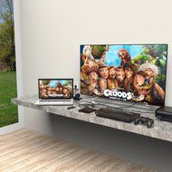 Goronya 4K x 2K Ultra HD 5 Ports HDMI Switch with IR Wireless Remote and Power Adapter N5