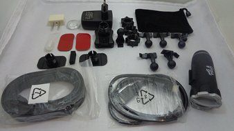 Action Camera Ambarella DSP Full HD 12MP Waterproof 20M - HRD360 - Black