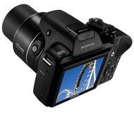 Samsung WB1100F 16.2MP CCD Smart WiFi &amp; NFC Digital Camera with 35x Optical Zoom, 3.0" LCD and 720p HD Video (... N24