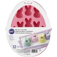 2105-5760 Wilton Easter Bunny Shaped Silicone Treat Mold N3