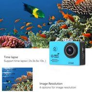 WONFAST Waterproof Novatek 96655 Solution WIFI 2.0"LCD 1080P HD 30Meter Underwater Diving Sports Action Video... N34