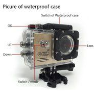 WONFAST Waterproof Novatek 96655 Solution WIFI 2.0"LCD 1080P HD 30Meter Underwater Diving Sports Action Video... N38
