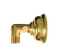 Whitehaus WH173C2-PBRAS Showerhaus 3-Inch Classic Solid Brass Supply Elbow, Polished Brass by Whitehaus