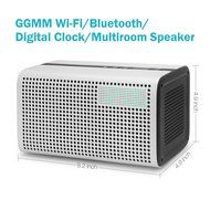 GGMM E3 Wireless WiFi/ Bluetooth Speaker with LED Alarm Clock &amp; Smart USB Charging port, Featuring Airplay, DLNA... N13