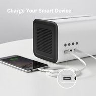 GGMM E3 Wireless WiFi/ Bluetooth Speaker with LED Alarm Clock &amp; Smart USB Charging port, Featuring Airplay, DLNA... N14