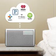 GGMM E3 Wireless WiFi/ Bluetooth Speaker with LED Alarm Clock &amp; Smart USB Charging port, Featuring Airplay, DLNA... N16
