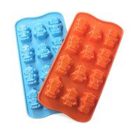 Candy Making Molds, 2PCS YYP [12 Cavity Robot Shape Mold] Silicone Candy Molds for Home Baking - Reusable Silicone... N6