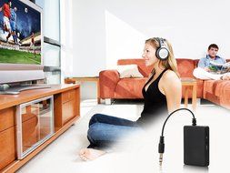 AnnBully Bluetooth Transmitter, Portable Wireless Transmitter/Stereo Audio Output, High-Fidelity Music Adapter...