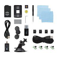 Mobius ActionCam 1080p HD Camera With Dash Cam Kit (V3 / 820 mAh / Lens A / 16GB)