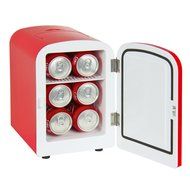 Portable Mini Fridge Cooler and Warmer Auto Car Boat Home Office AC &amp; DC Red N3