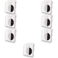 Acoustic Audio MT8 In Wall 8" Home Theater 7 Speaker Set 2 Way 2100 Watt MT8-7S N3
