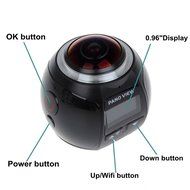4K 360 Action Camera Panoramic Camera 2448*2448 Ultra HD Panorama 360 Degree Video Cameras Deportiva Wifi Sport... N4