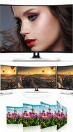 RAEAN Tech 395H Edge 39 Inch FHD Curved Monitor (1920 x 1080) Flicker Free, Super Slim Design...
