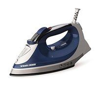 BLACK+DECKER IR08X Corded Xpress Steam Iron, White/Purple