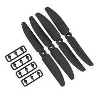 Gemfan 5x4 Propeller - 2 Blade Set of 4 - Black