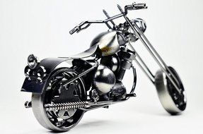 Metal sculpture -Retro Classic Handmade Iron Motorcycle Model GM2A Unique Metal Art Decor - Home D&eacute;cor N4