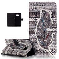 Galaxy S6 Edge Case,Galaxy S6 Edge Cover,ikasus Shiny Glitter Diamond Colorful Art Painting PU Leather Flip Wallet... N17