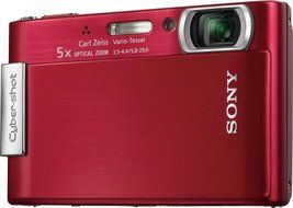 Sony Cybershot DSC-T200 8.1MP Digital Camera with 5x Optical Zoom with Super Steady Shot Image Stabilization (... N5