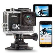 SereneLife 4K 60fps WiFi Waterproof Sports Action Camera Ultra HD 1080P 16MP With Full Color 2.0&rsquo;&rsquo; LCD Display...