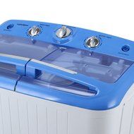 ARKSEN&copy; Portable Mini Small Washing Machine Spin Dryer Laundry, 11LBS, White N5