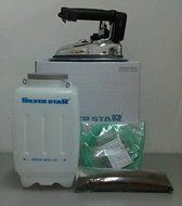 Silver Star Gravity Feed Tailor's Steam Iron by GOLDSTAR