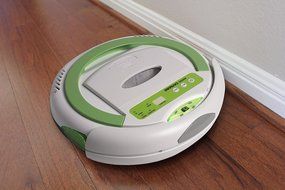 Infinuvo CleanMate QQ-2 L Robotic Vacuum Cleaner with Home Charging Base &amp; LCD Display - White