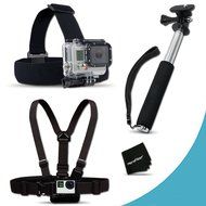 Xtech&reg; Replacement Head Strap mount Kit for GoPro HERO4 Hero 4, GoPro Hero3+, GoPro Hero3, GoPro Hero2, GoPro... N2