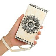 S7 Edge Case,Samsung Galaxy S7 Edge Case - Badalink 3D Embossed Flower Wallet Magnetic Flip Cover PU Leather Kickstand... N8