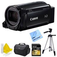 Canon VIXIA HF R700 Full HD Black Camcorder Deluxe Bundle - Black with 32GB Professional 633x SDHC Class 10 UHS-I...