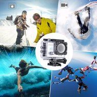 Andoer 2" Ultra-HD LCD 4K 25FPS 1080P 60FPS Wifi Cam FPV Video Output 16MP Action Camera 170&deg;Wide-Angle Lens with... N35