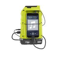 Ryobi P1841 ONE+ 18-Volt Lithium-Ion Cordless Compact Radio Kit with Bluetooth Wireless Technology N4
